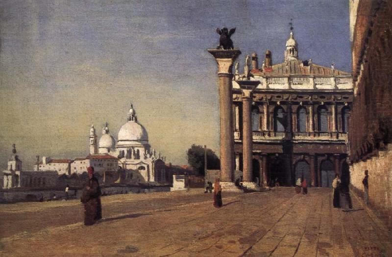 Corot Camille Manana in Venice china oil painting image